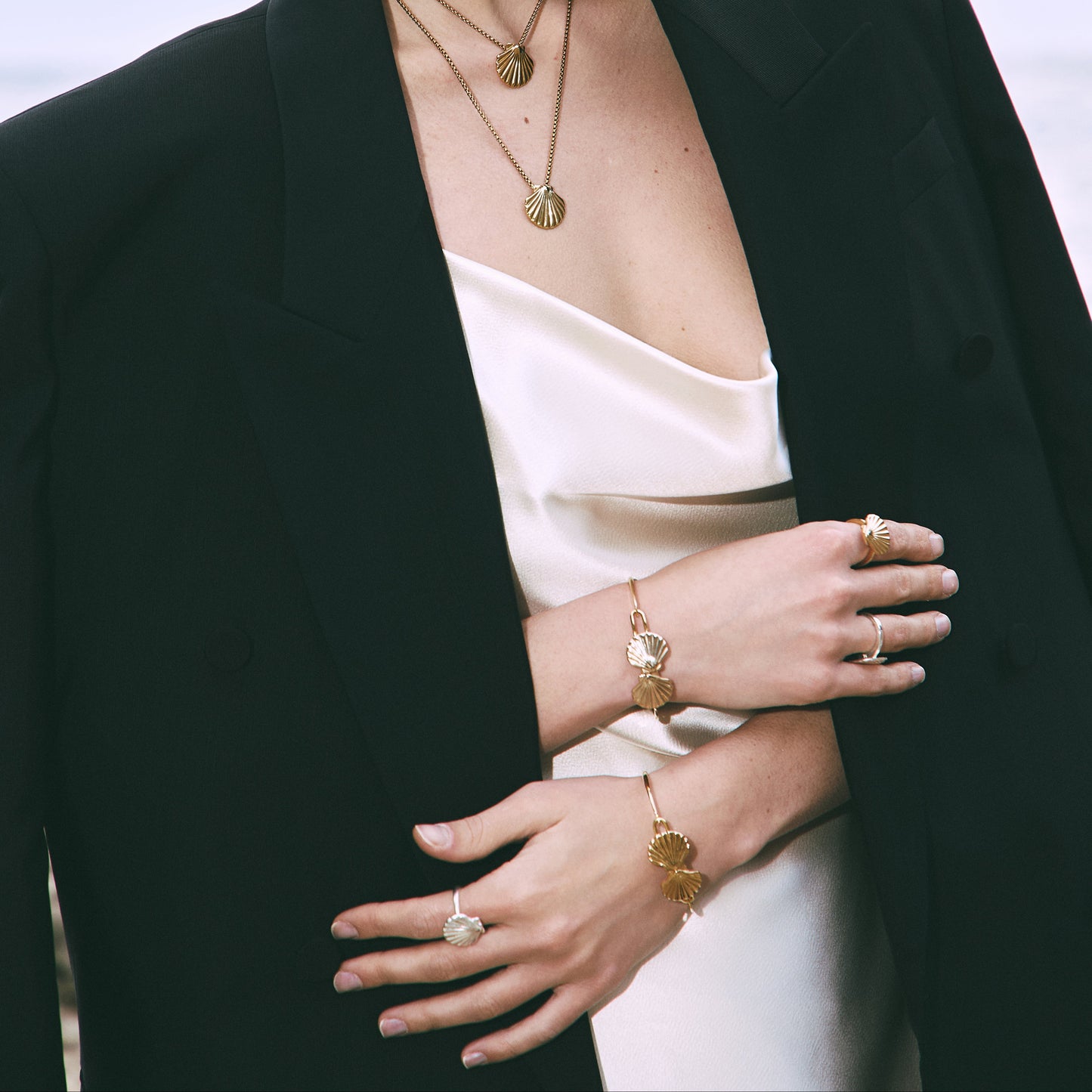 Bracelet Shell platinum