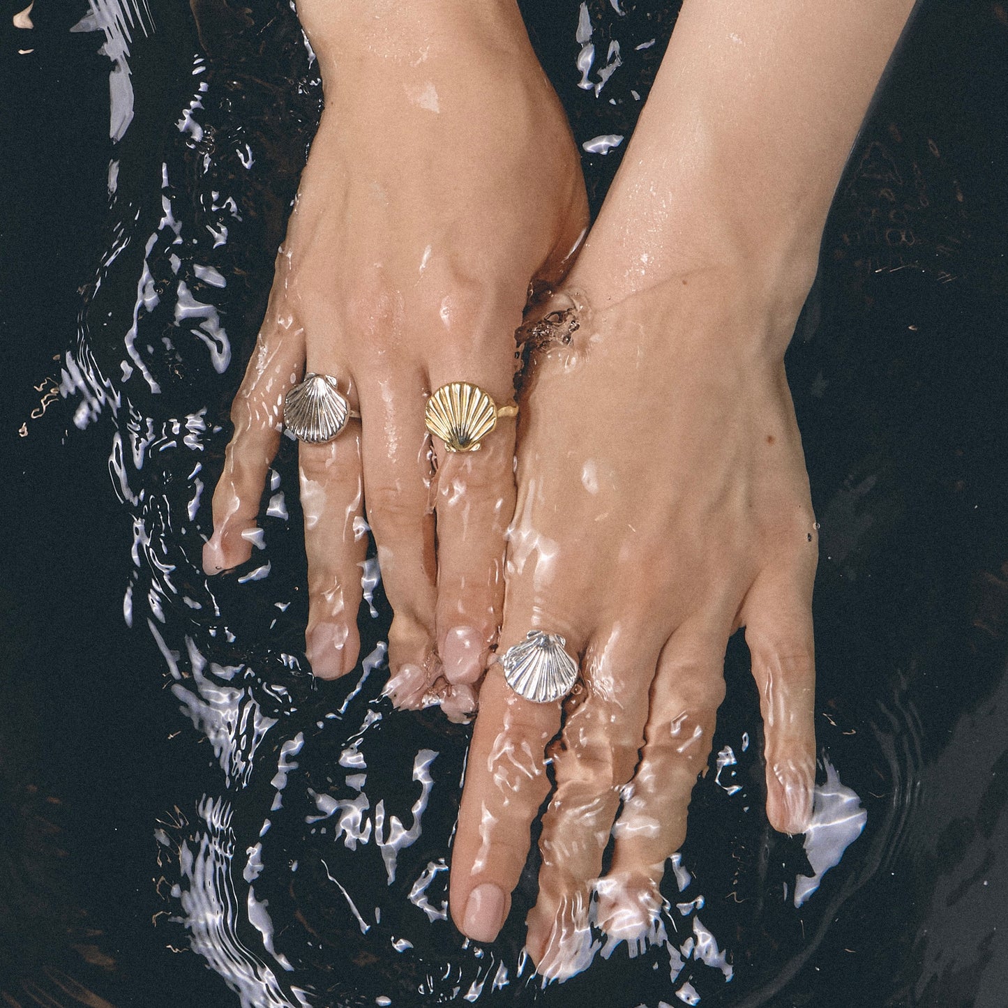 Ring Shell platinum