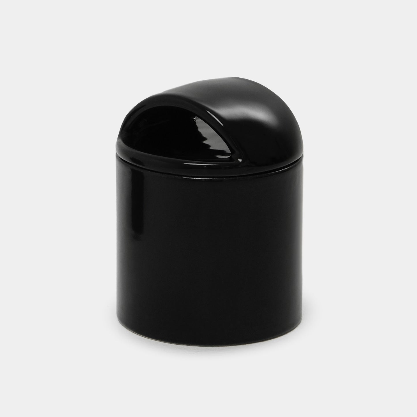 Свічка з кришкою black