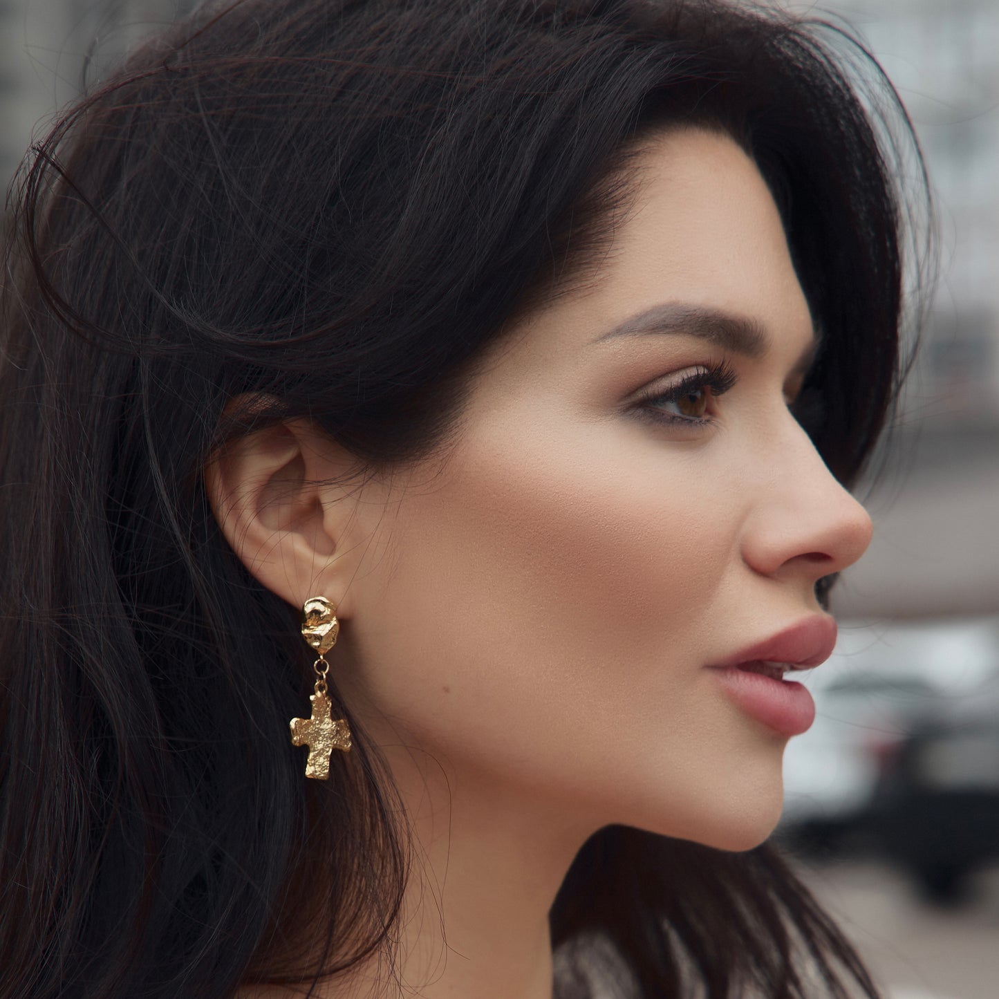 Earrings gold
