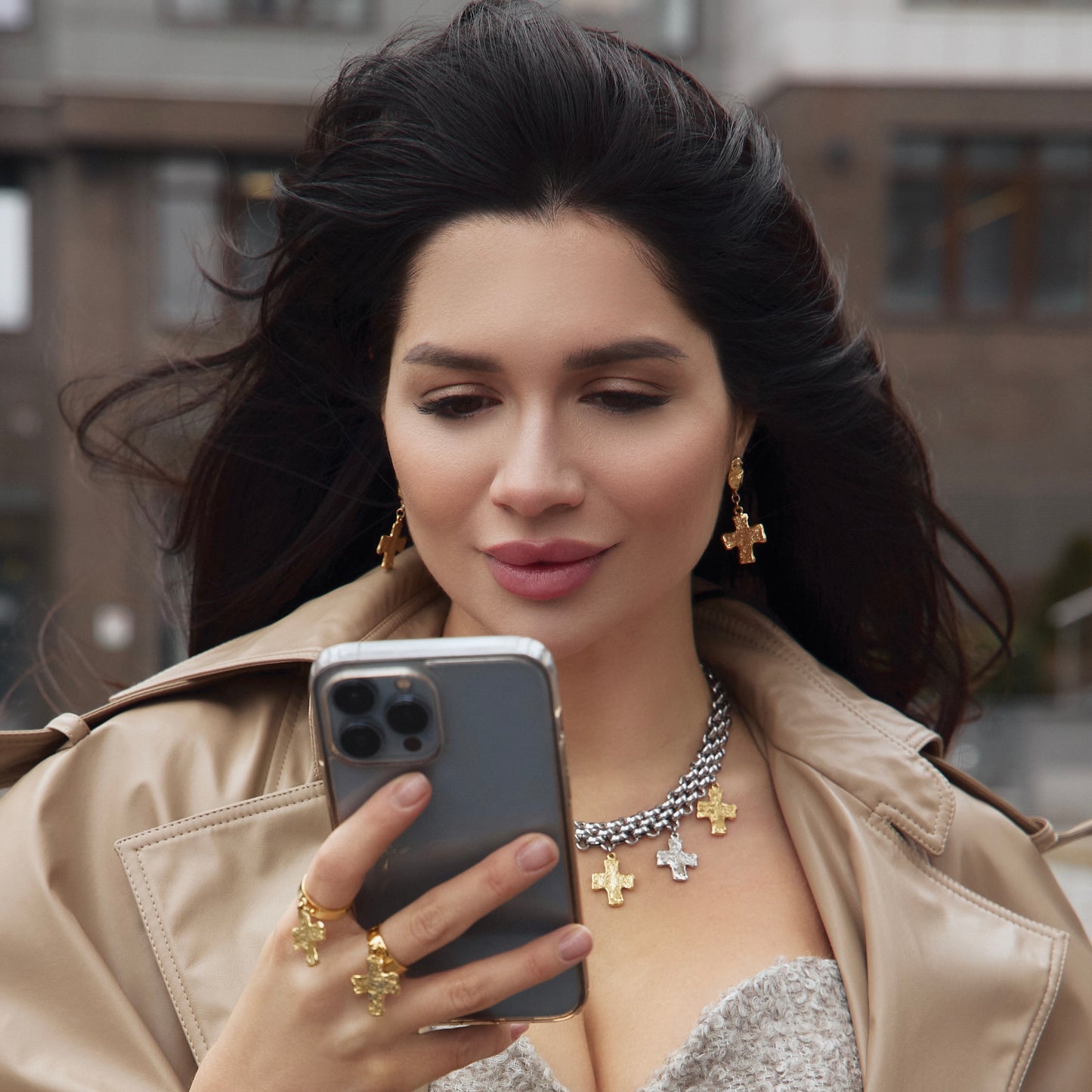 Earrings gold