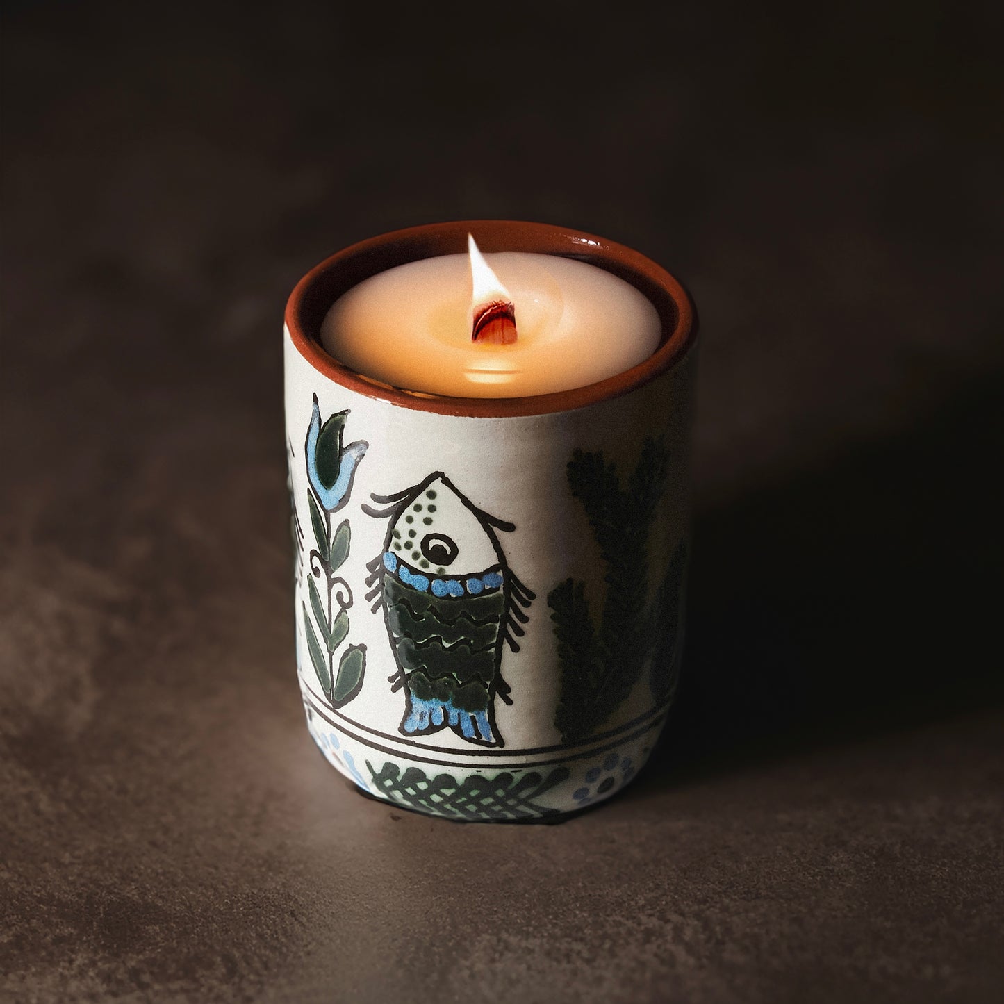 Olive Candle "RYBKY" 240ml
