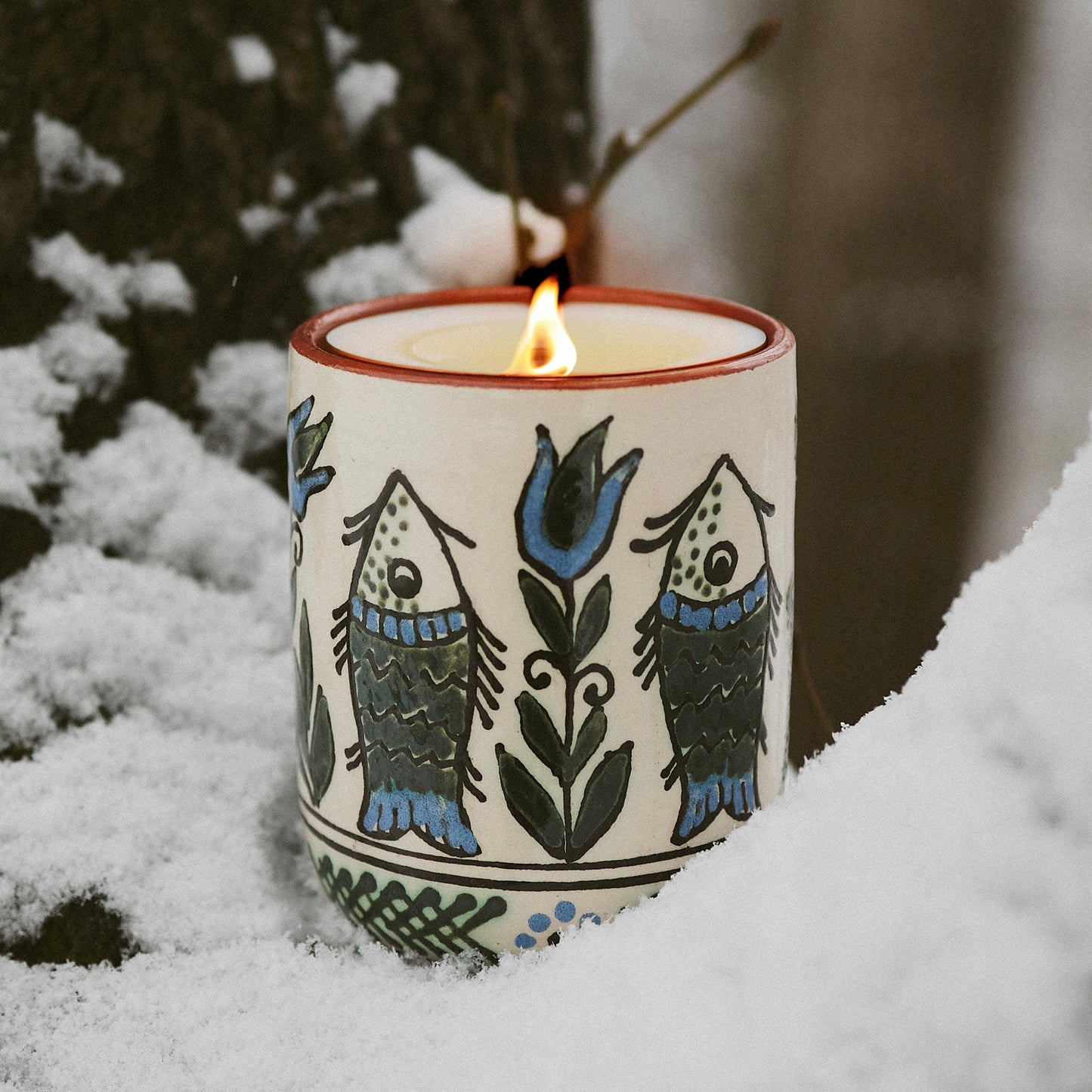 Olive Candle "RYBKY" 240ml