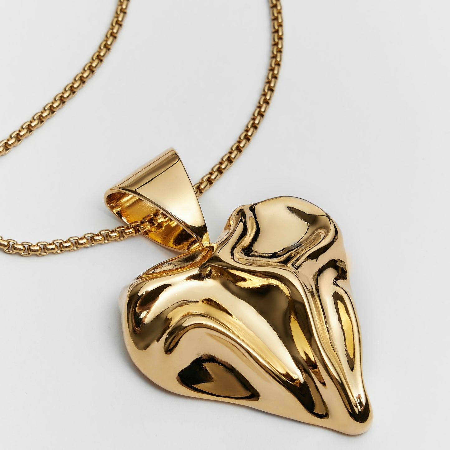 Long chain SELF-LOVE gold