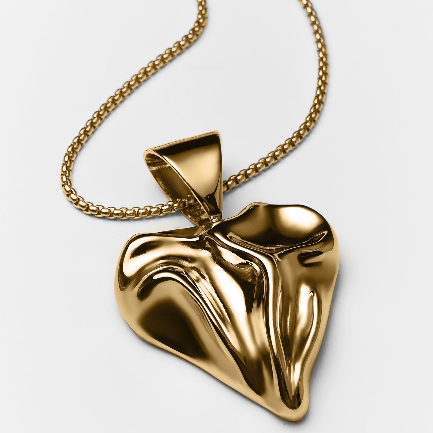 Long chain SELF-LOVE gold