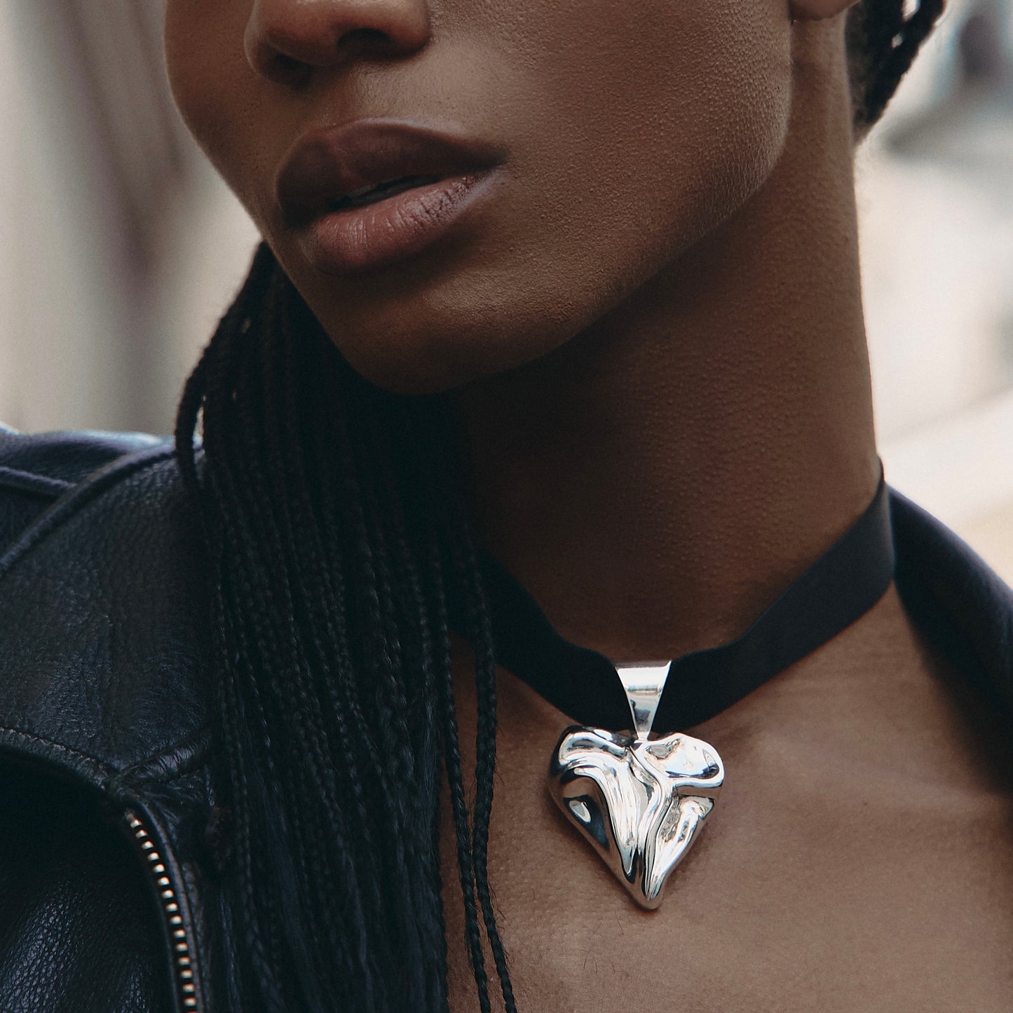 Сhoker SELF-LOVE platinum