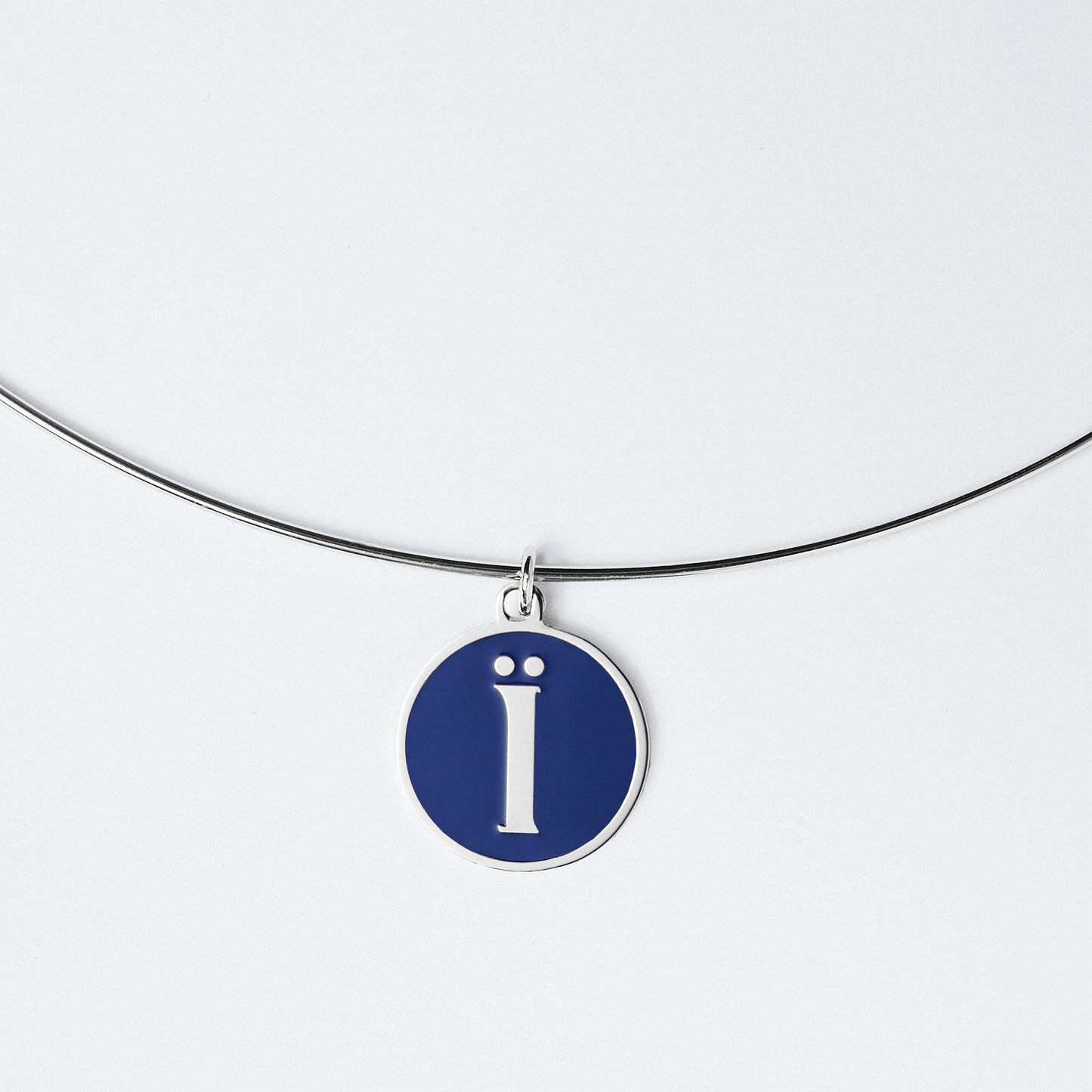 Necklace GERB platinum