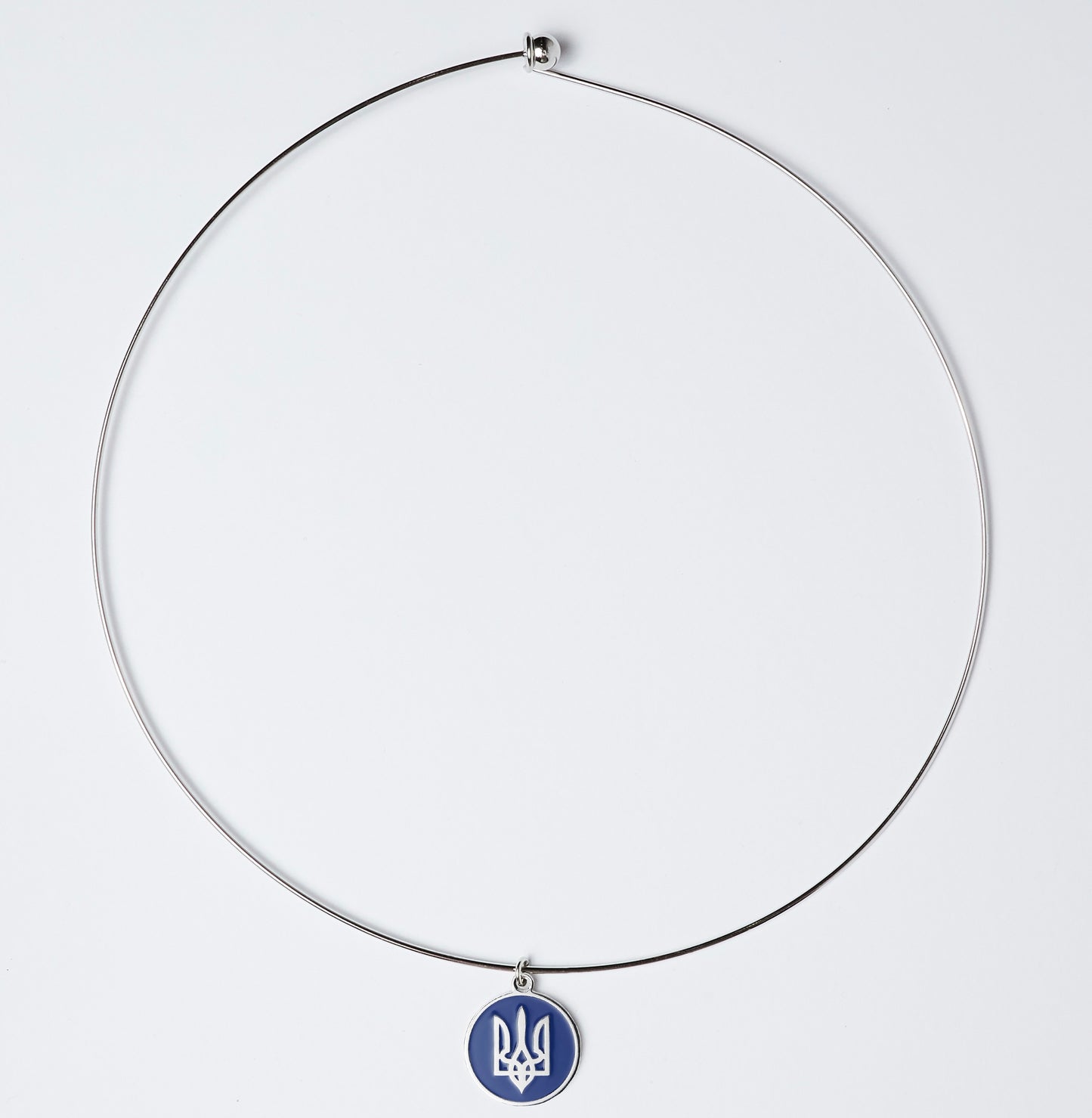 Necklace GERB platinum