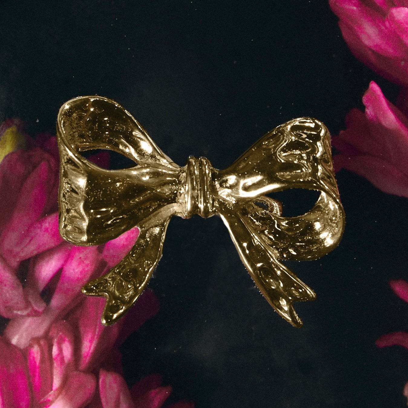 Mono Earring Bow gold