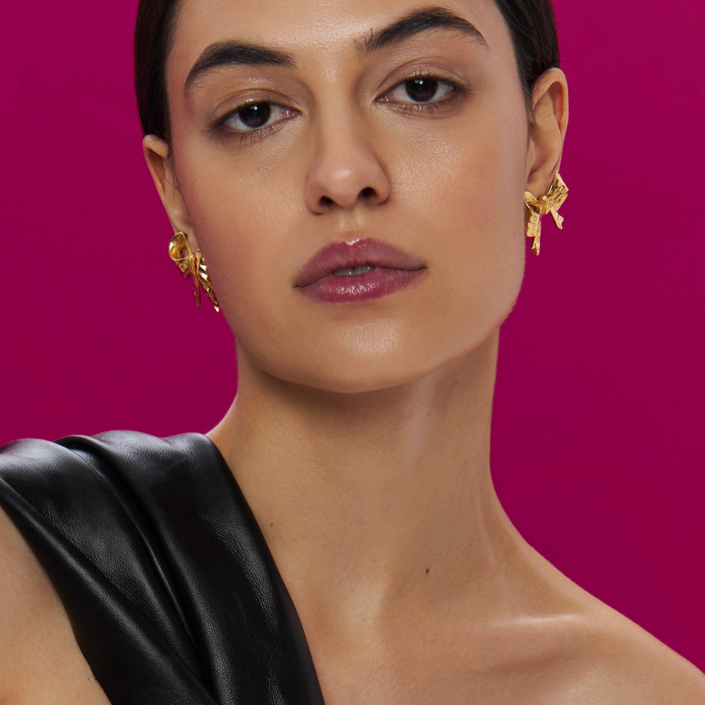 Earrings BOWS gold