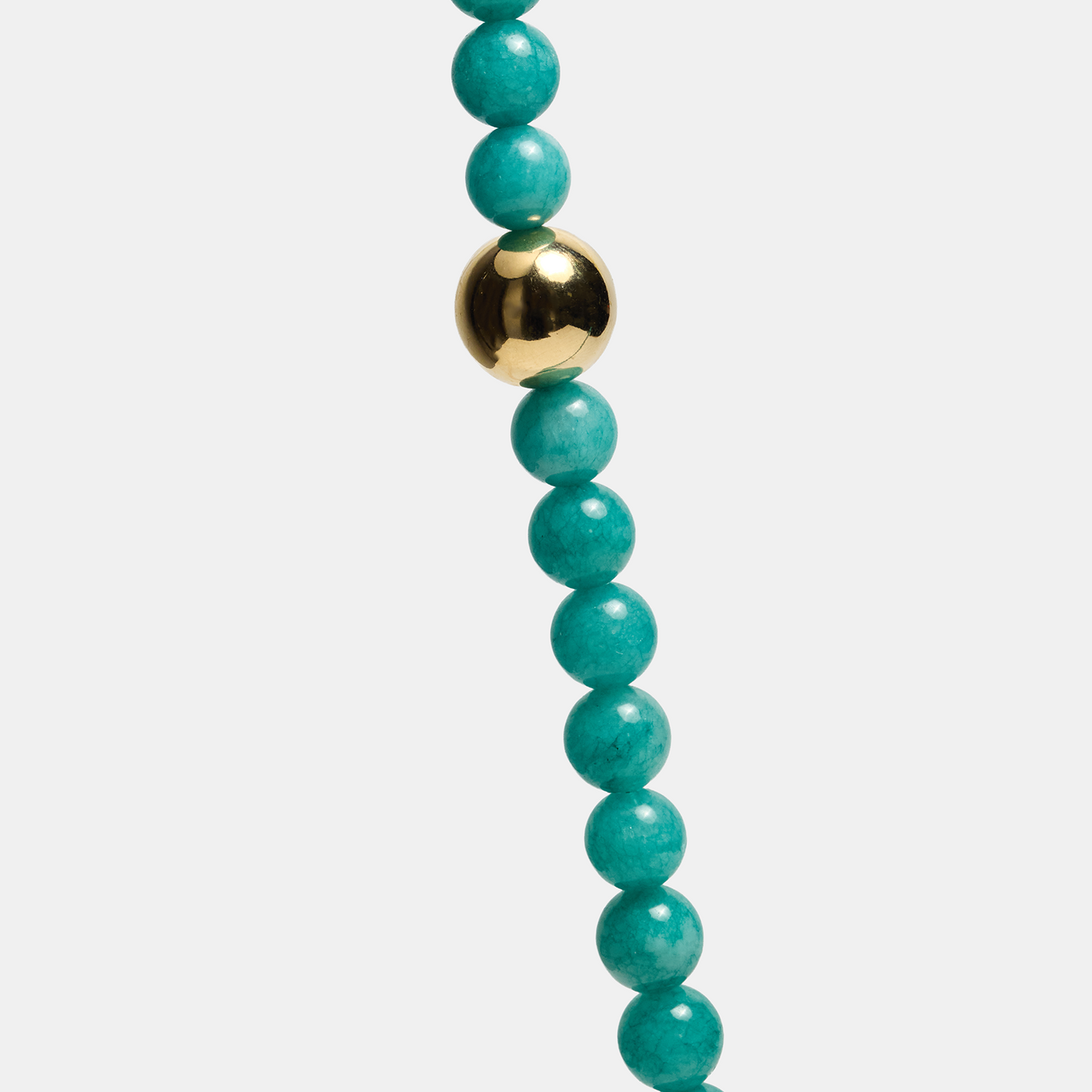 Necklaces ELEMENTS Amazonite gold long