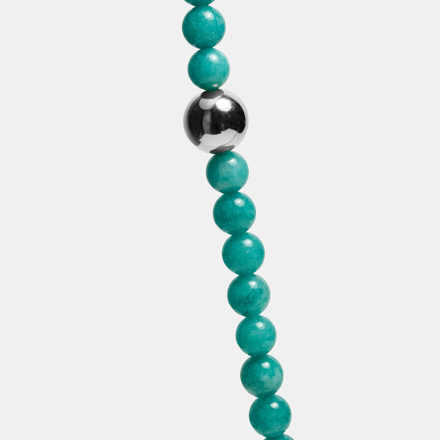 Necklaces ELEMENTS Aventurine platinum long