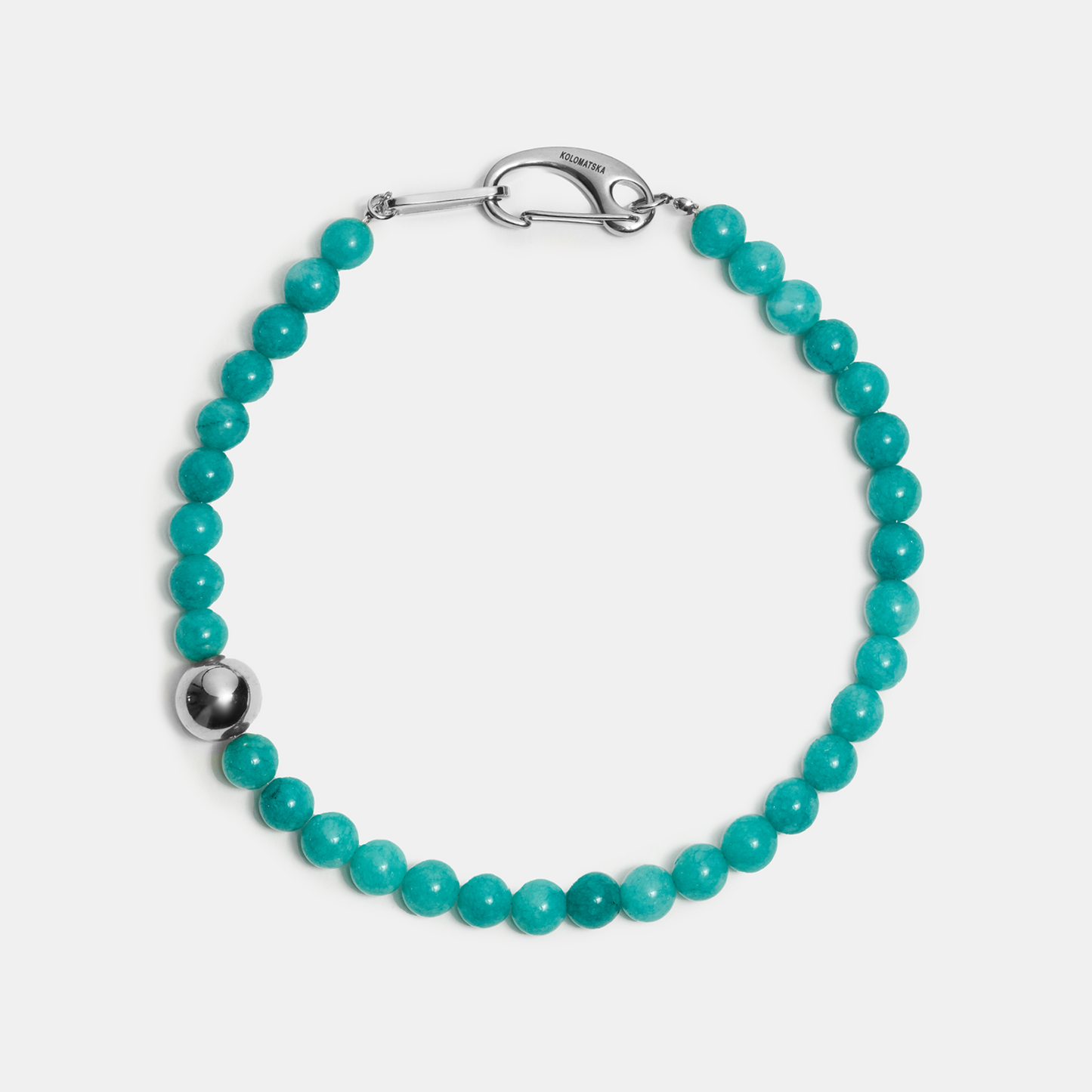 Choker ELEMENTS Aventurine platinum