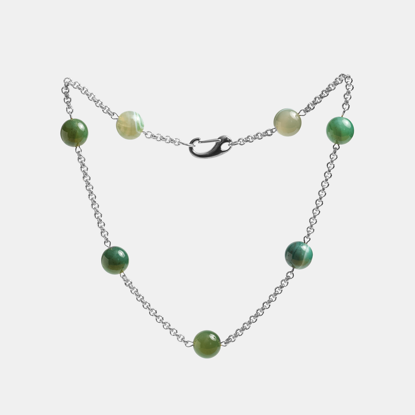 Chain ELEMENTS Agate platinum