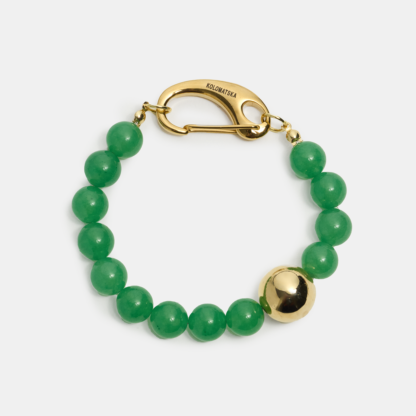Bracelet hand ELEMENTS Aventurine gold
