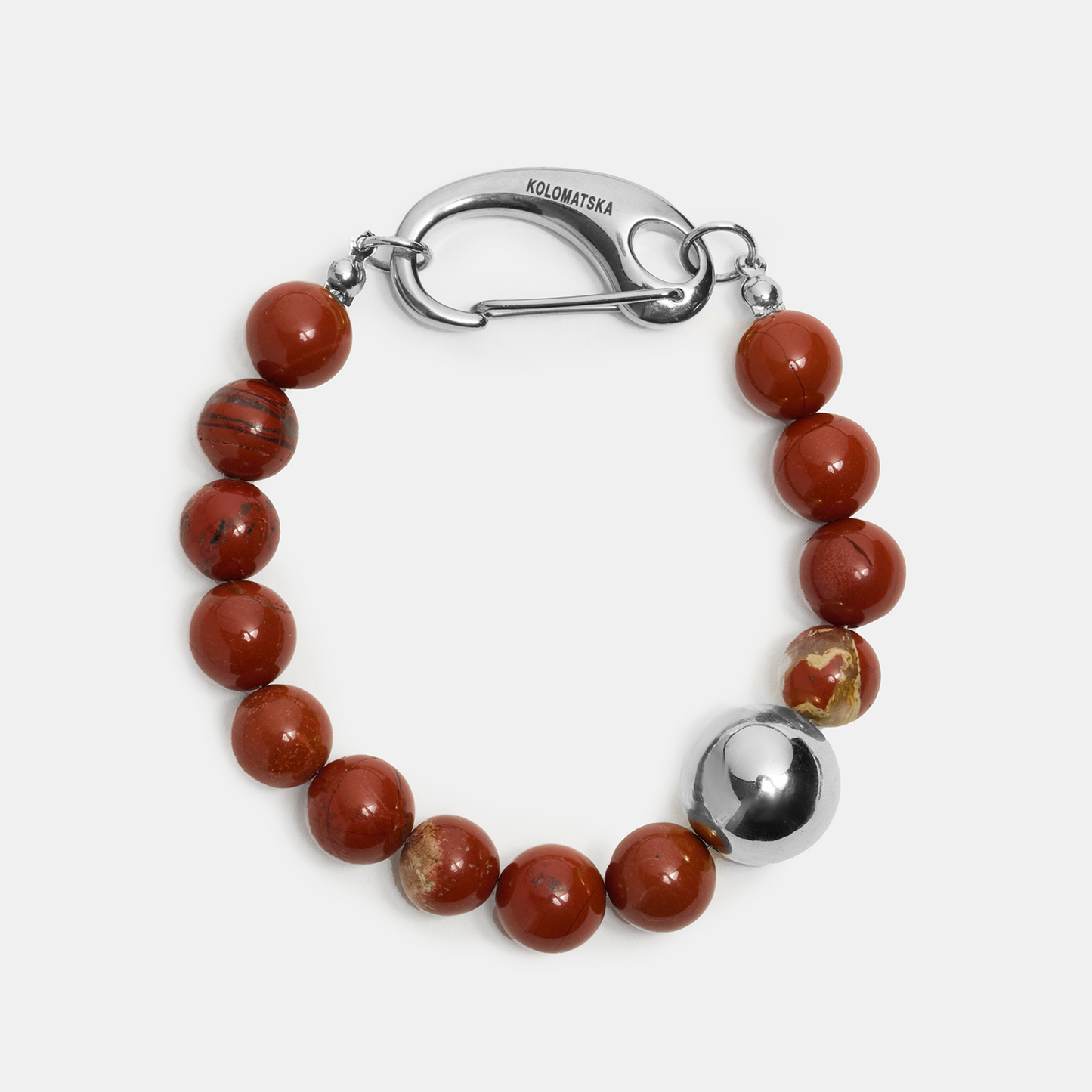 Bracelet hand ELEMENTS Jasper platinum