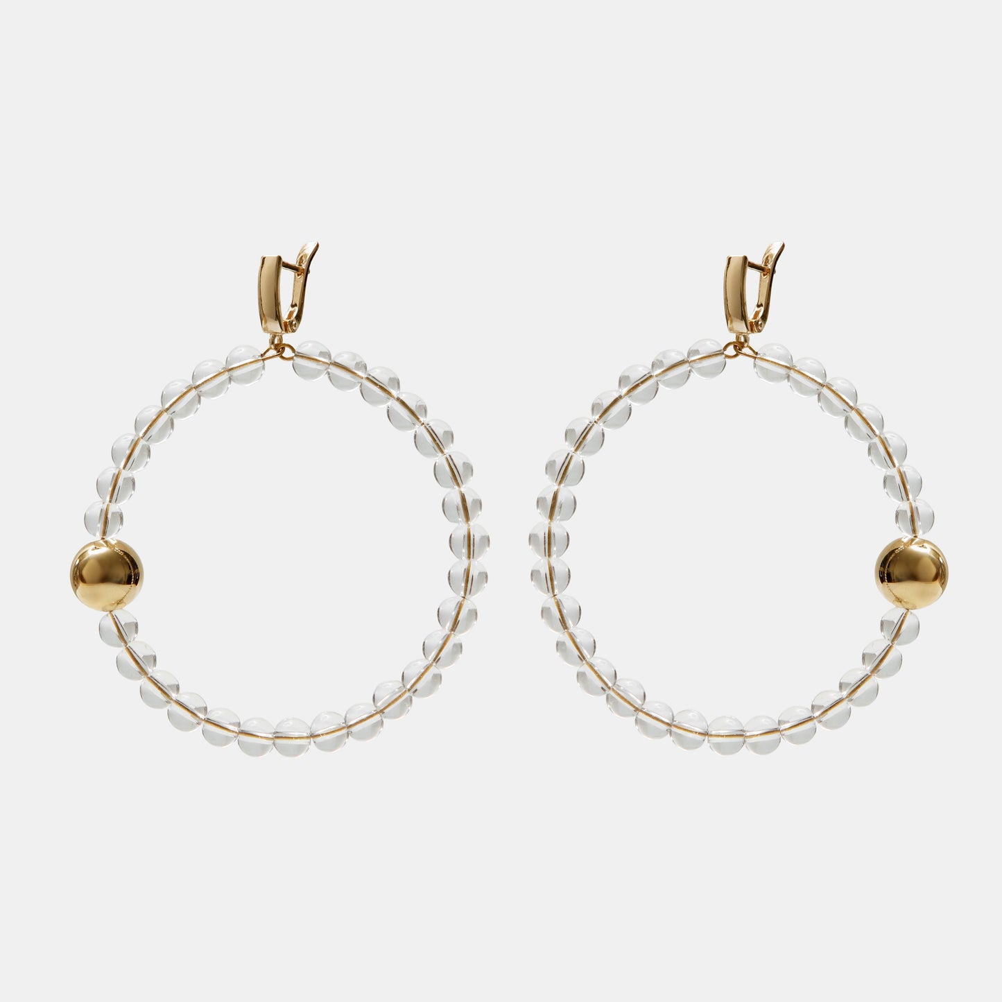 Earrings КРИШТАЛЬ gold