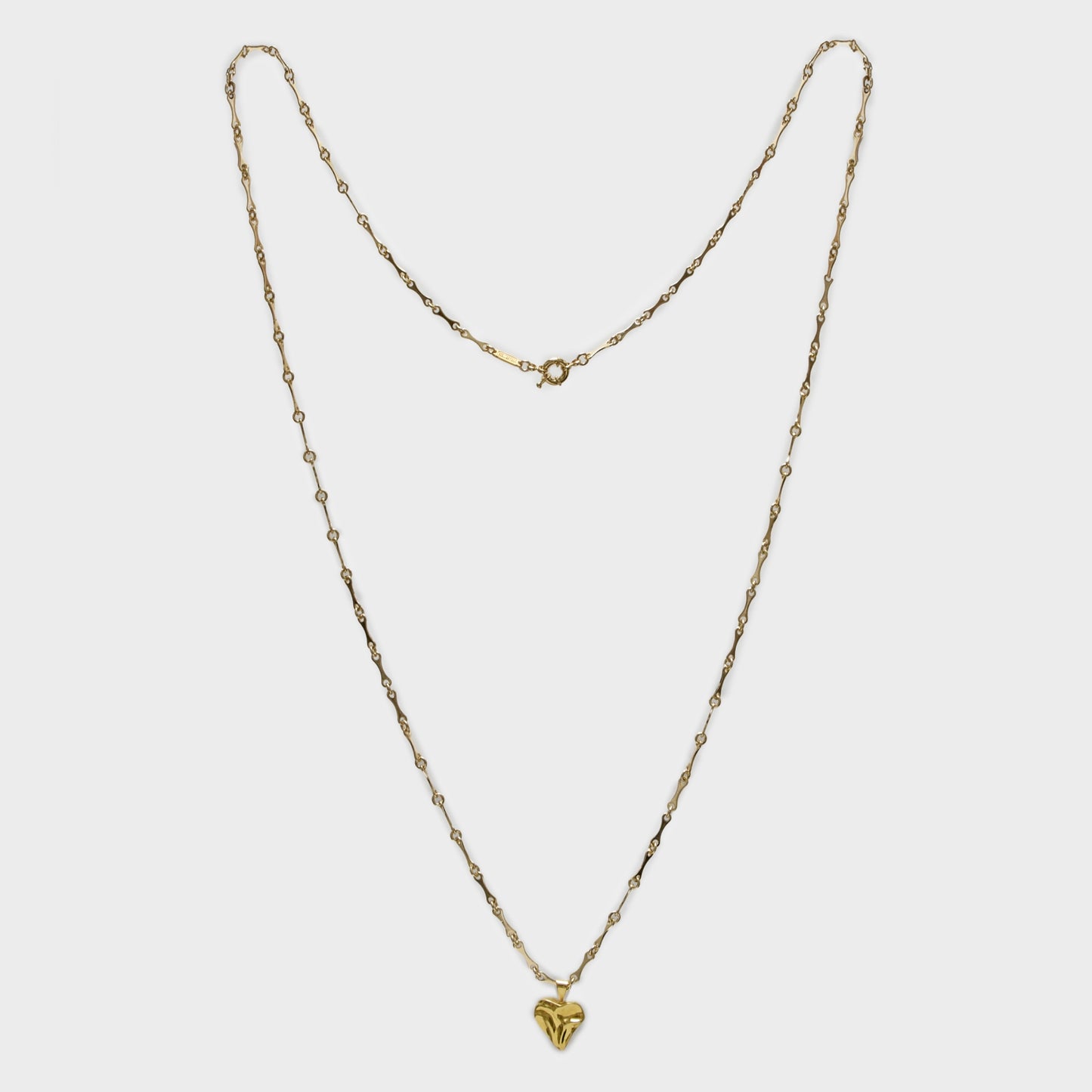 Long Chain Heart gold