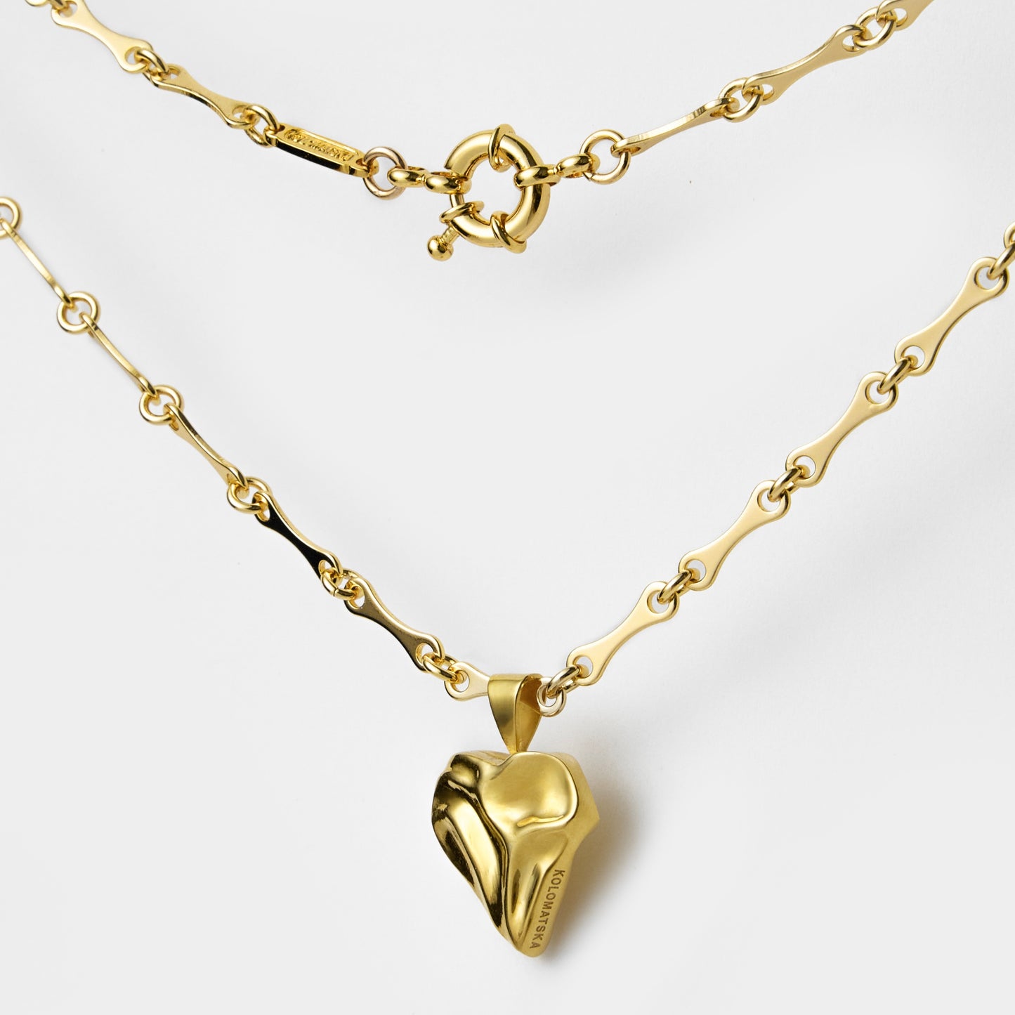 Long Chain Heart gold