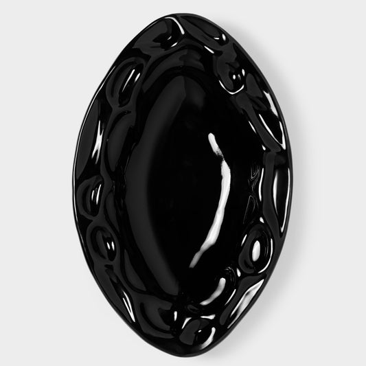 Тарілка керамічна black