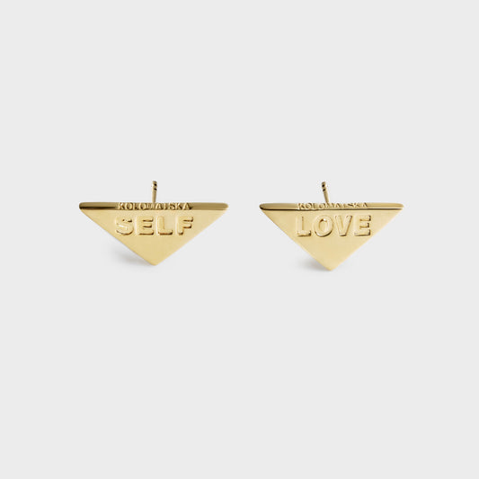 Earrings SELF-LOVE gold