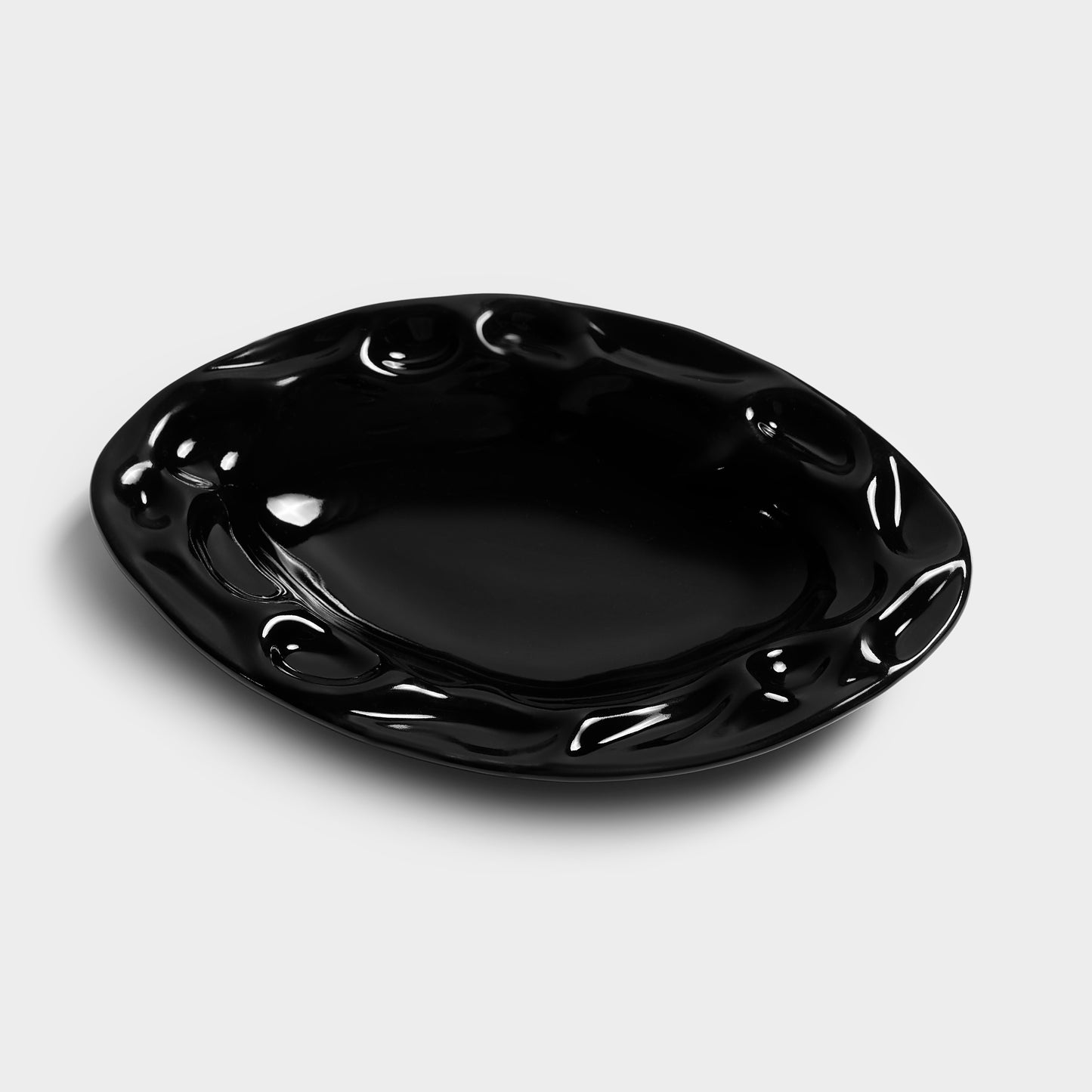 Тарілка керамічна black