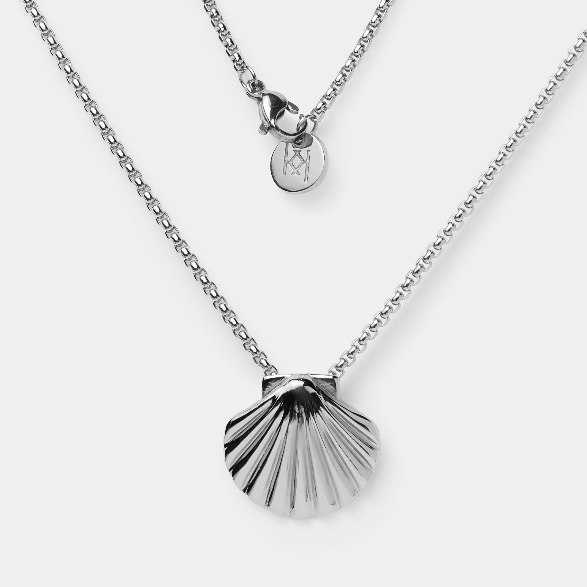 Long Chain Shell silver – KOLOMATSKA