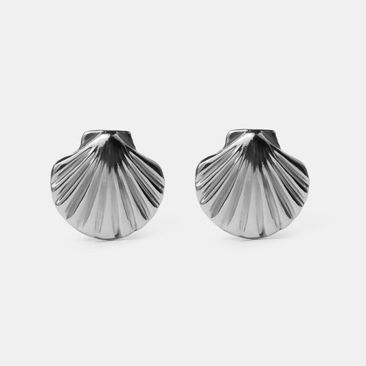 Earrings Shell platinum