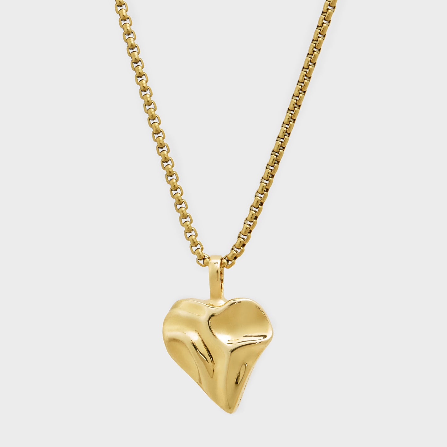 Long Chain Heart gold