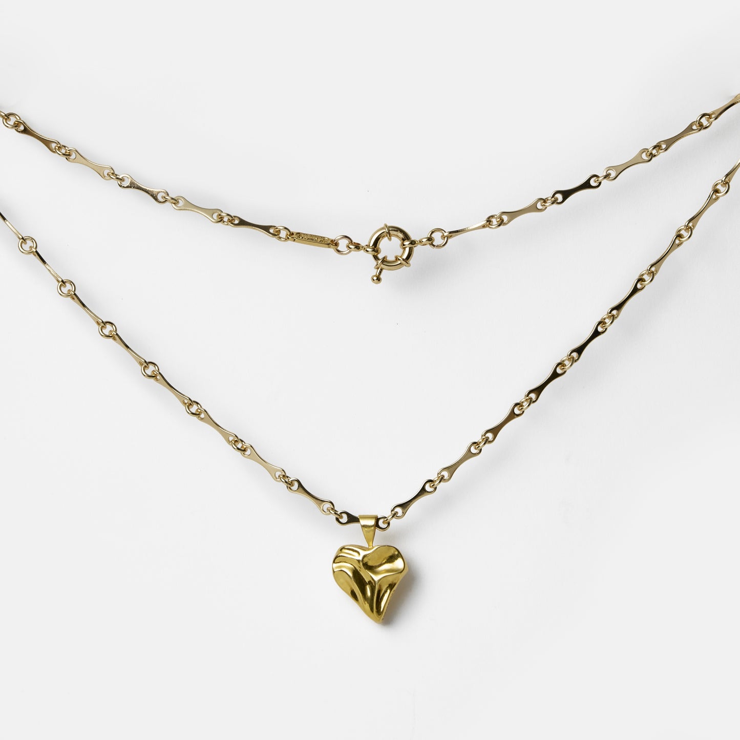 Long Chain Heart gold