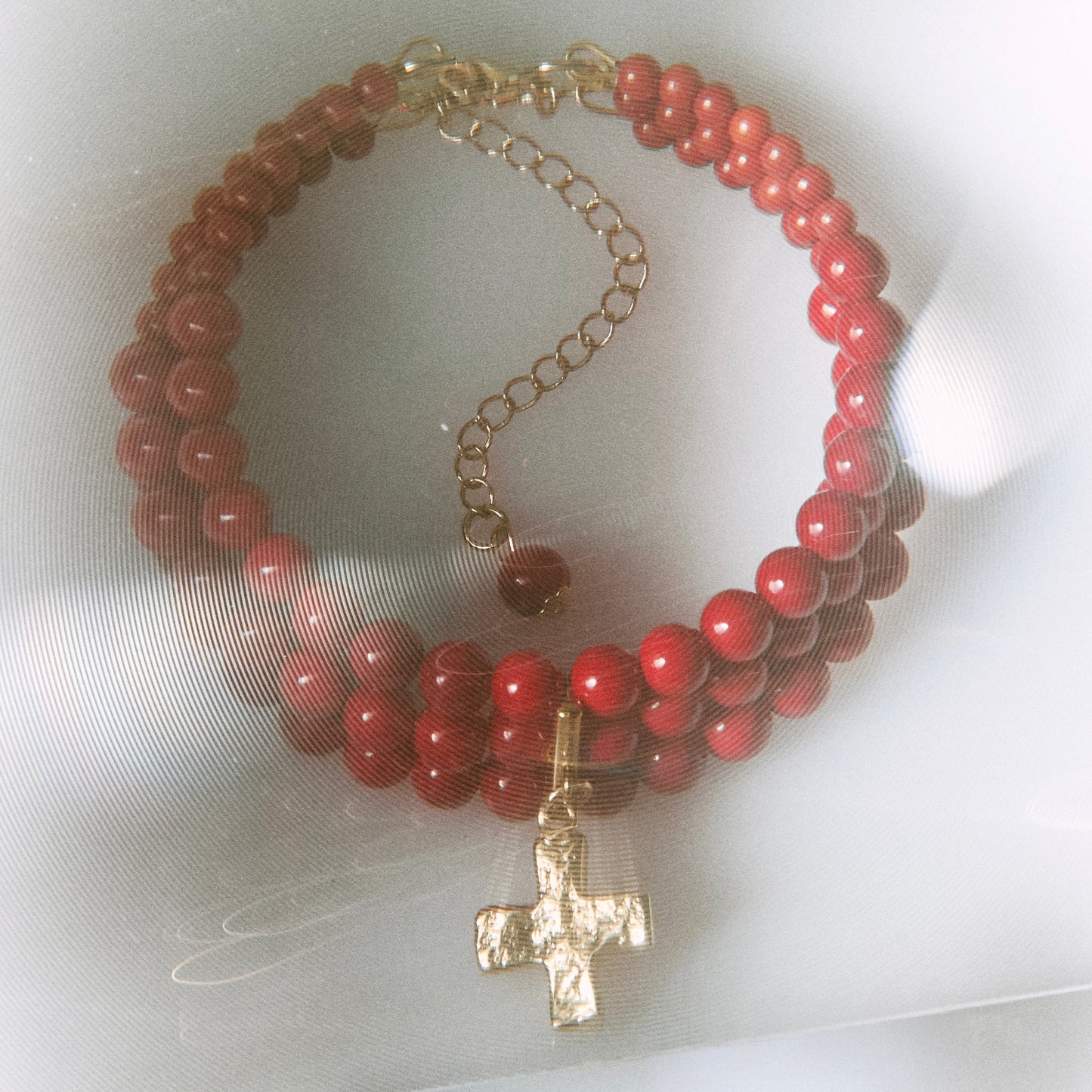 MAGDALENE Coral Bracelet gold