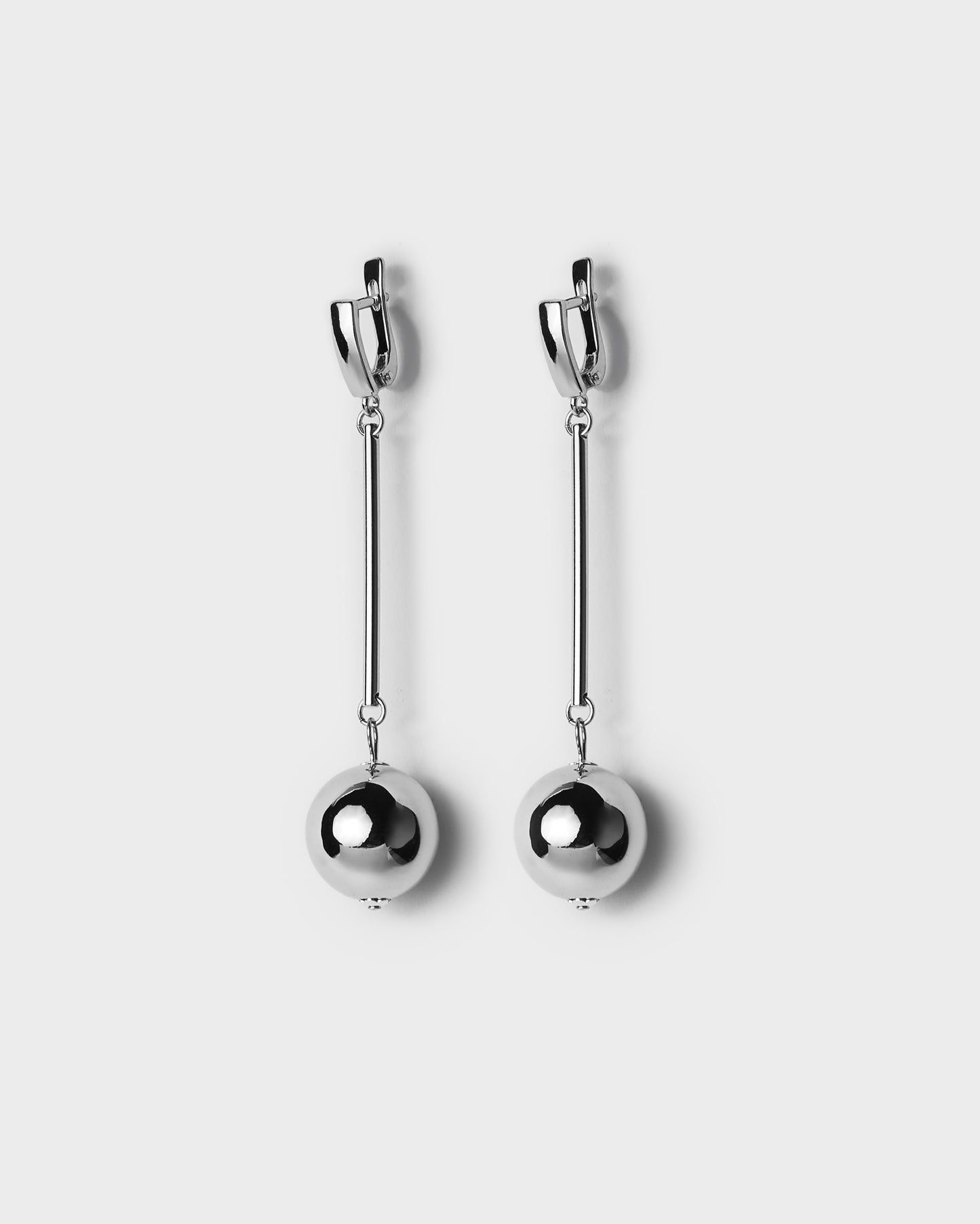 Earrings КРИШТАЛЬ silver