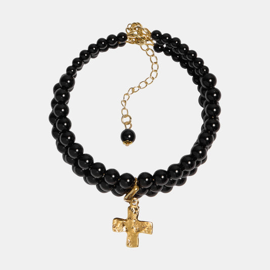 MAGDALENE Onyx Bracelet gold