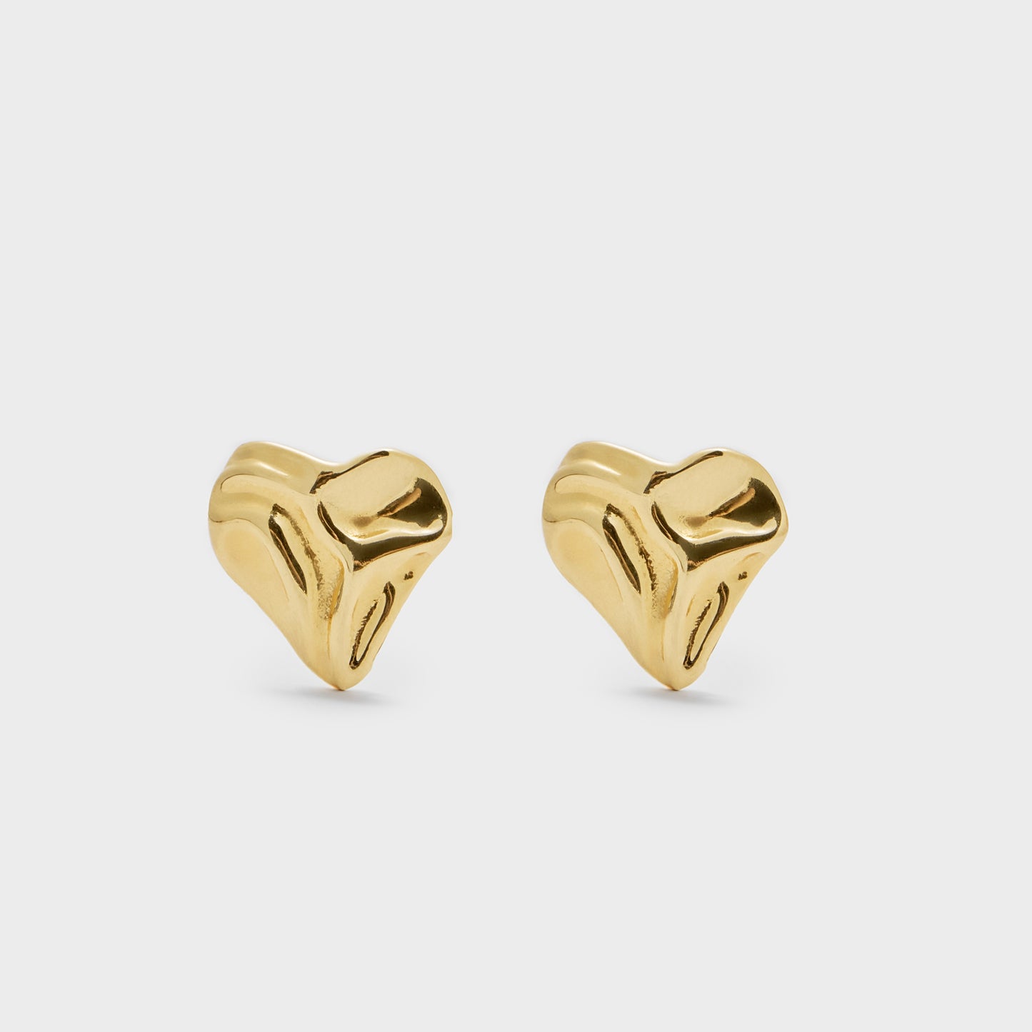 Earrings Hearts gold