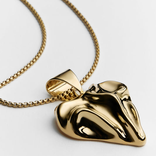 Long chain SELF-LOVE gold