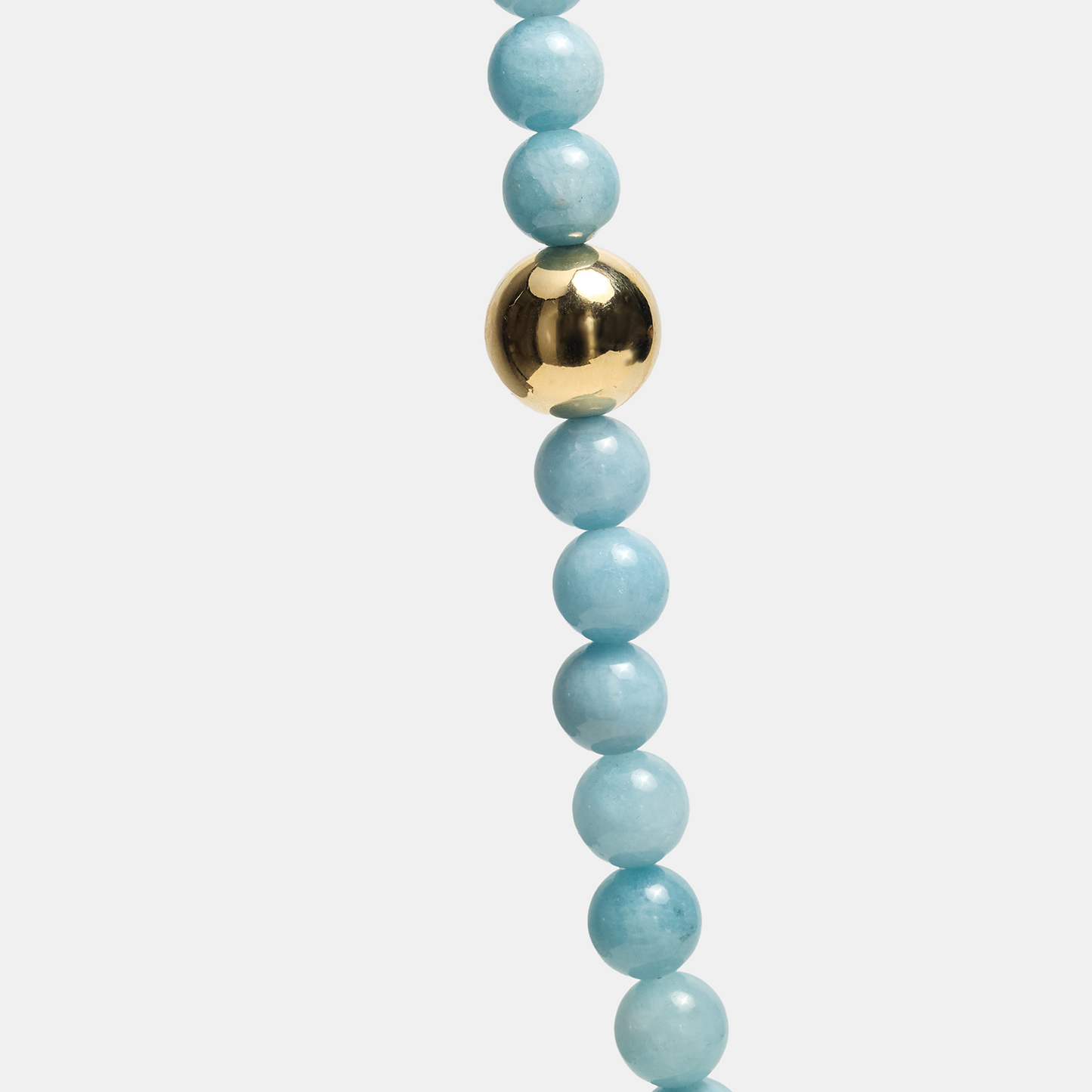 Necklaces ELEMENTS Aquamarine gold long