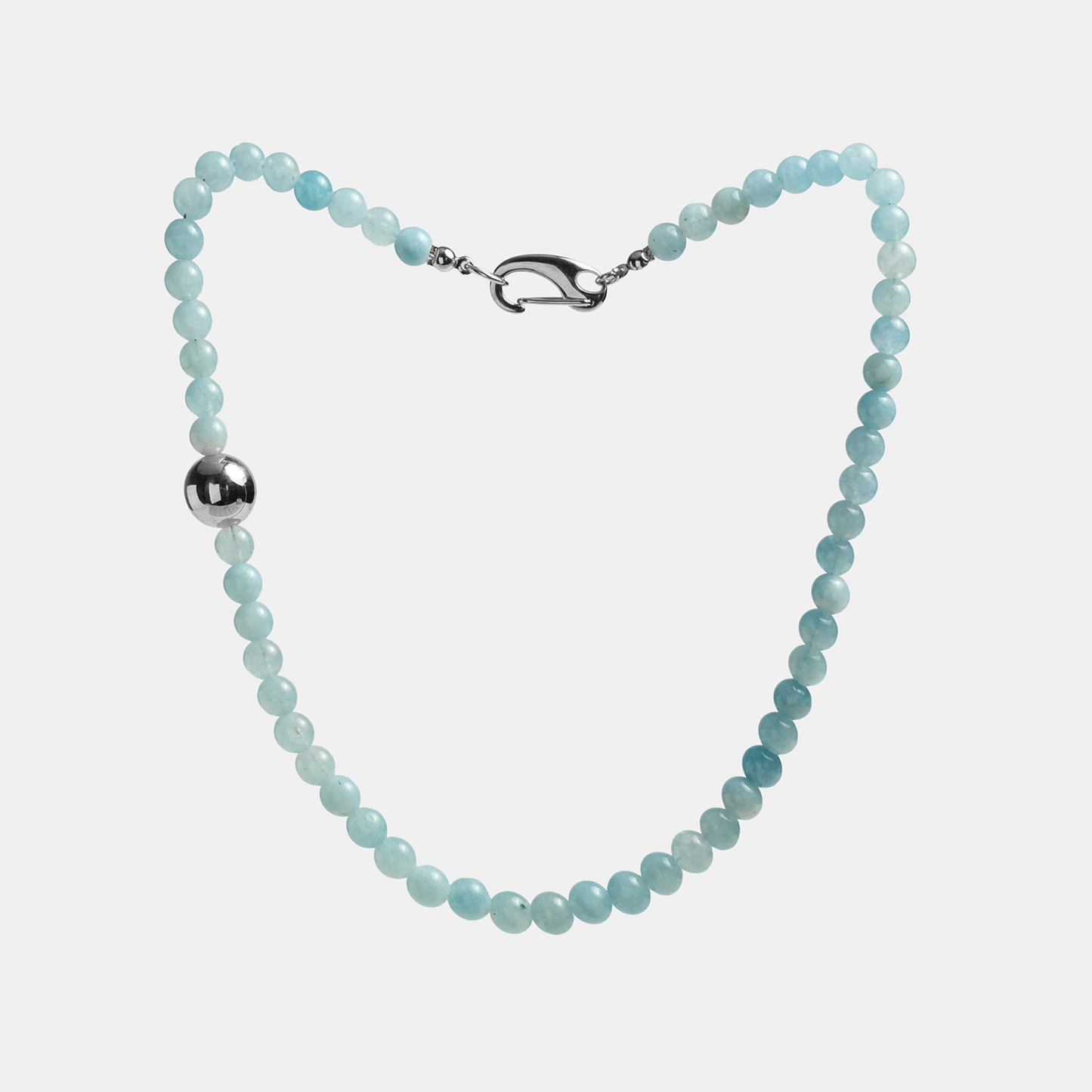 Necklaces ELEMENTS Aquamarine platinum