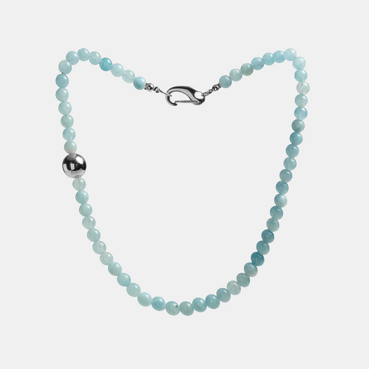 Necklaces ELEMENTS Aquamarine platinum