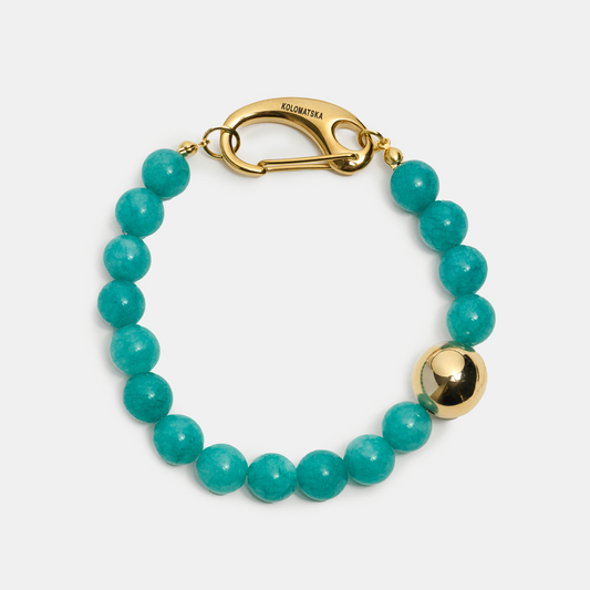 Bracelet leg ELEMENTS Aventurine gold
