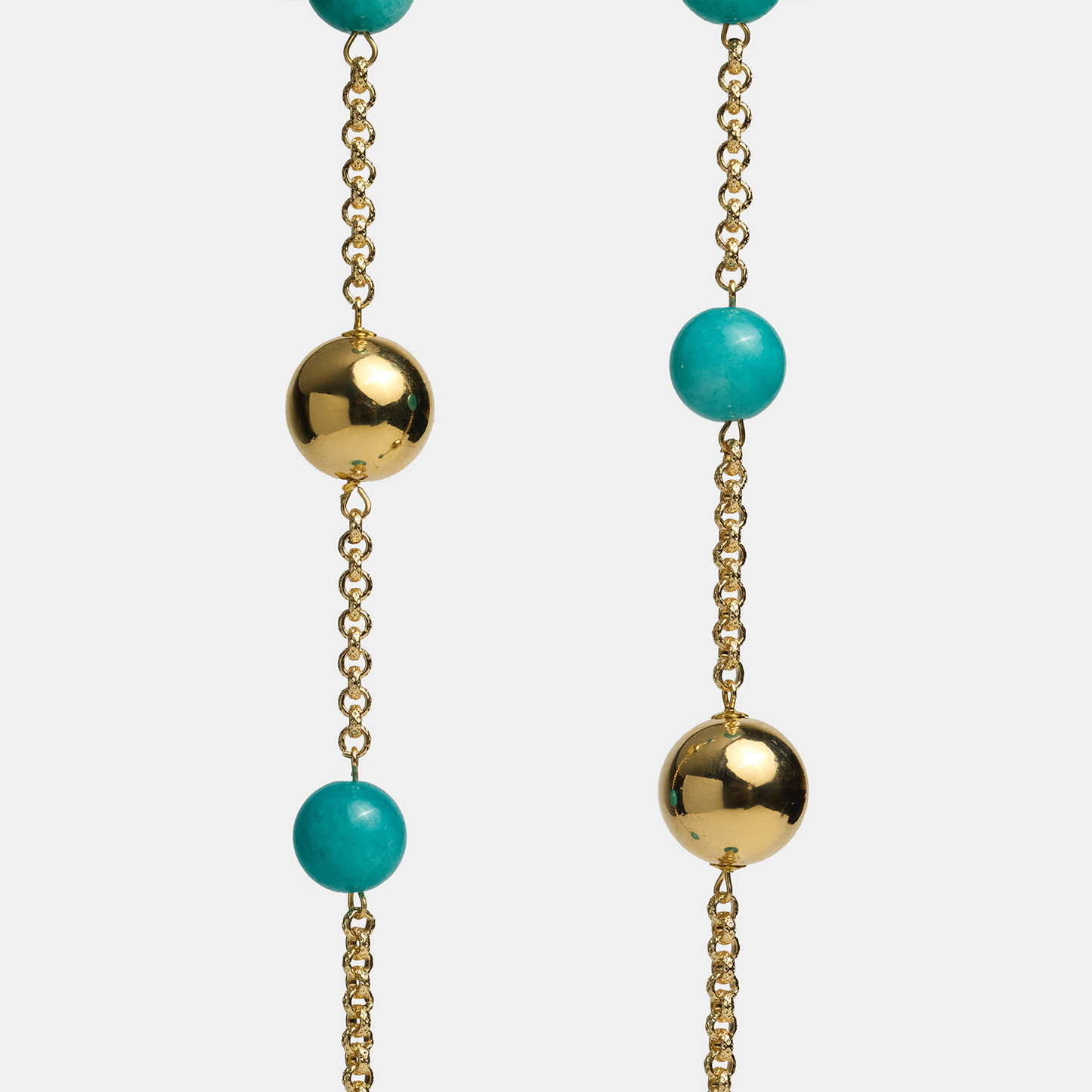 Earrings space ELEMENTS Aventurine gold