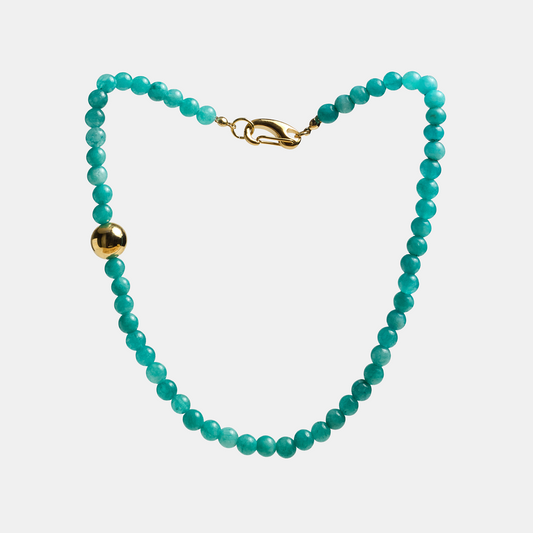 Necklaces ELEMENTS Aventurine gold