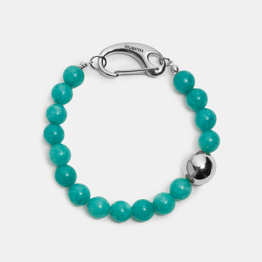 Bracelet leg ELEMENTS Aventurine platinum