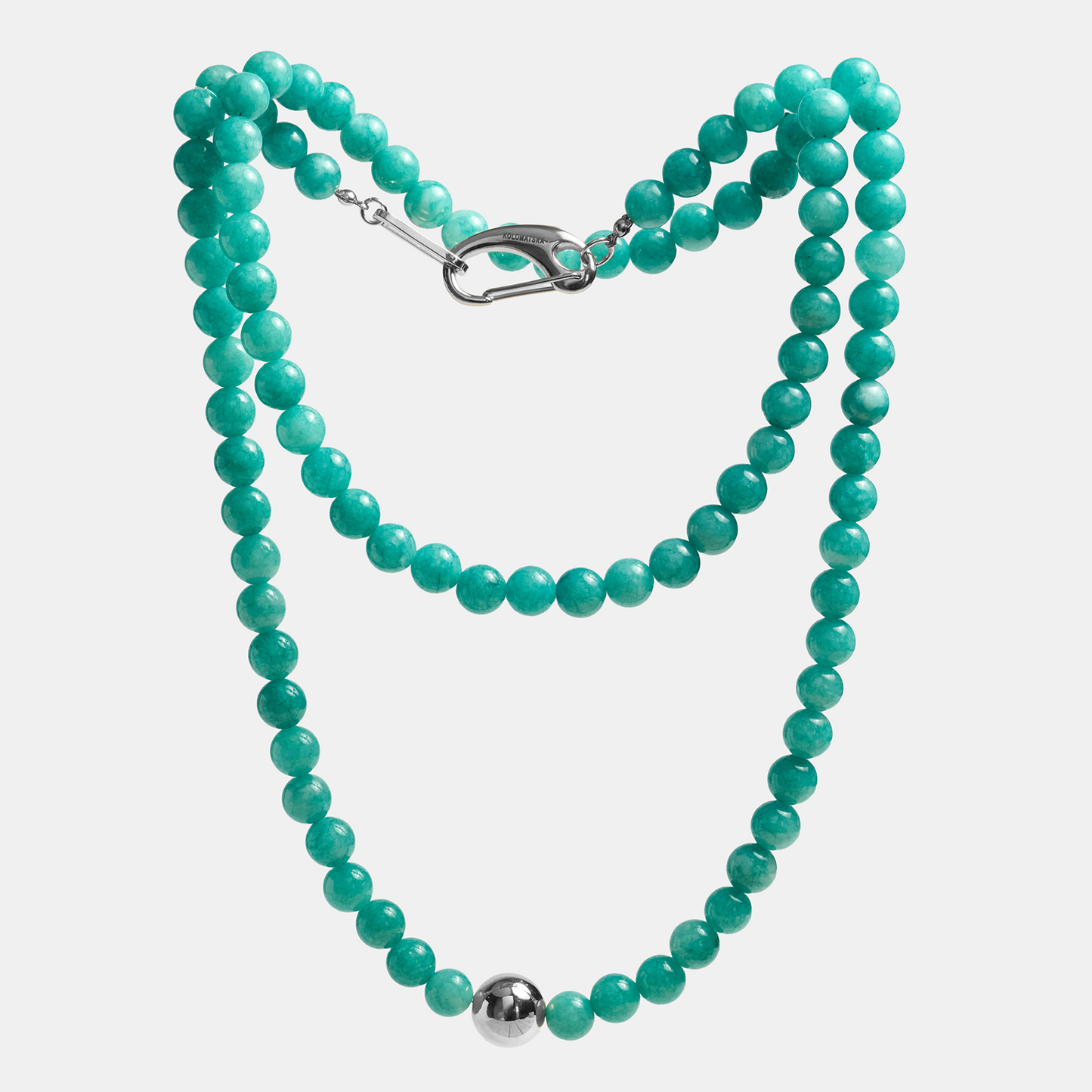 Necklaces ELEMENTS Aventurine platinum long