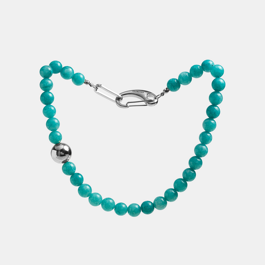 Choker ELEMENTS Aventurine platinum