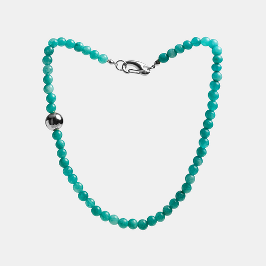 Necklaces ELEMENTS Aventurine platinum
