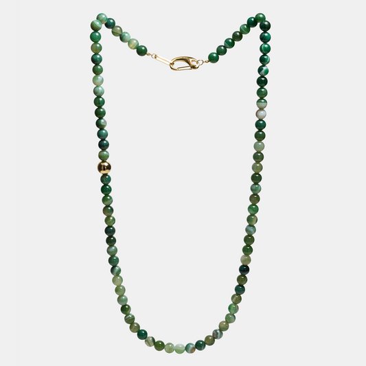 Necklaces ELEMENTS Agate gold long