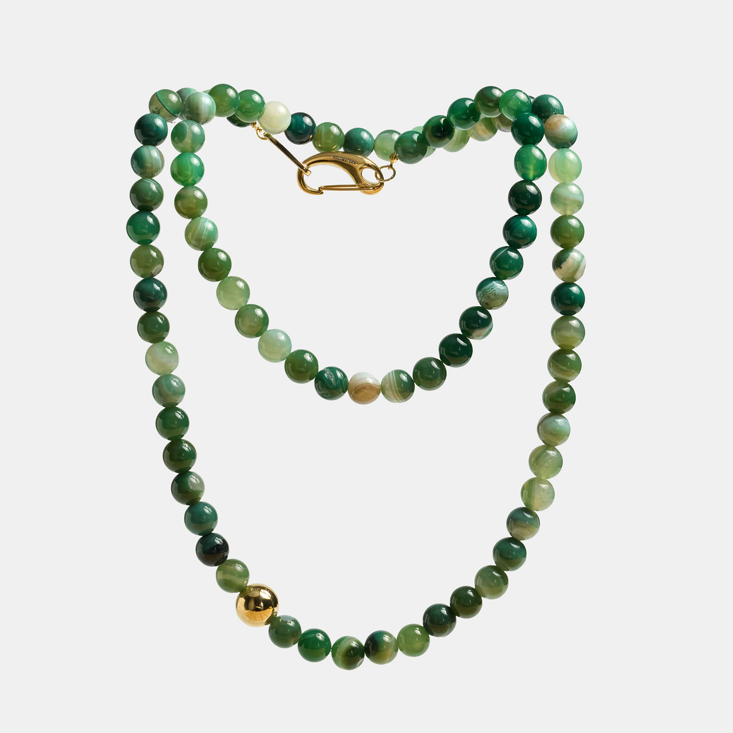 Necklaces ELEMENTS Agate gold long