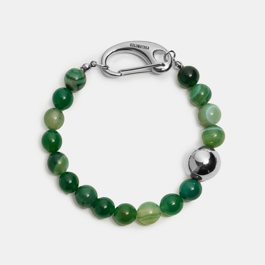 Bracelet leg ELEMENTS Agate platinum