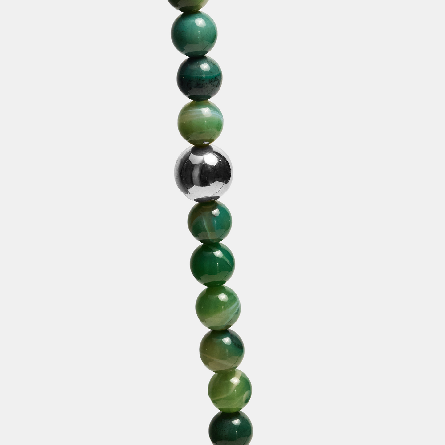 Choker ELEMENTS Agate platinum