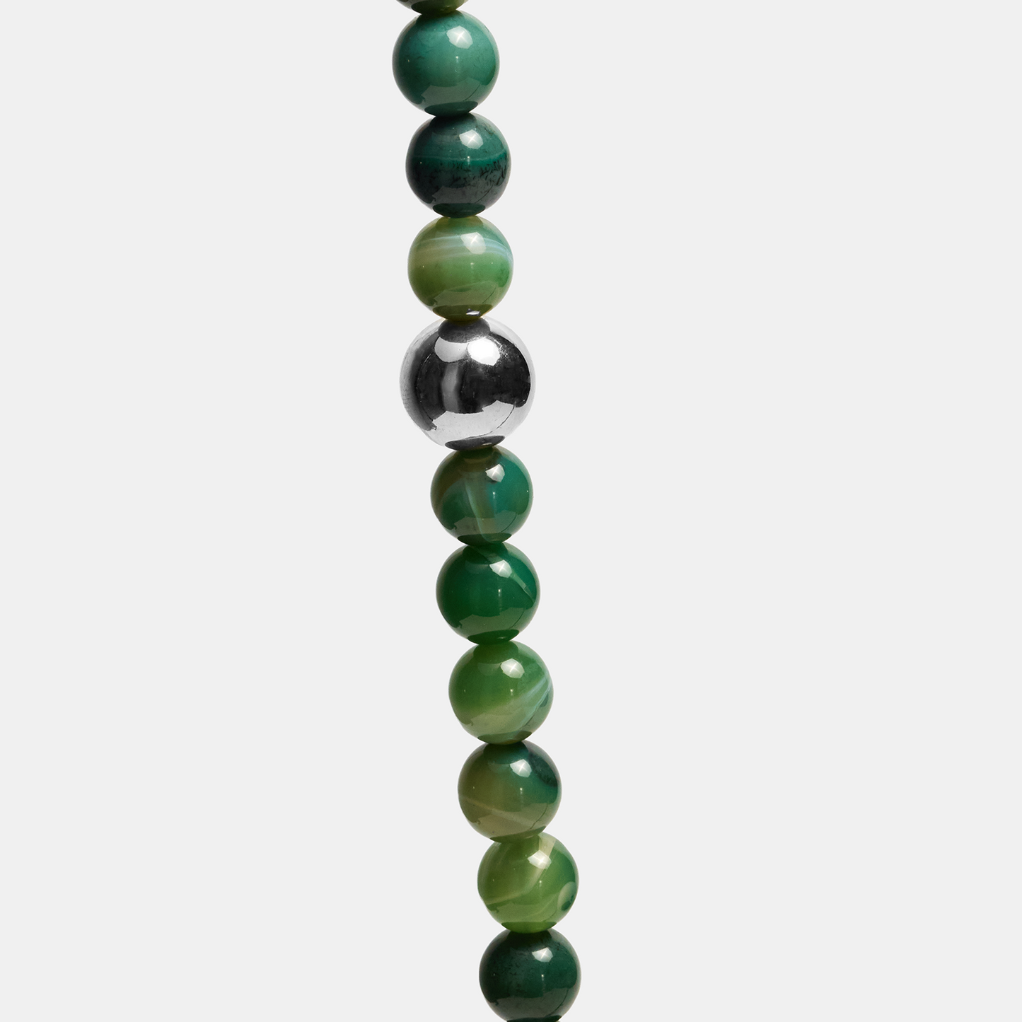 Necklaces ELEMENTS Agate platinum
